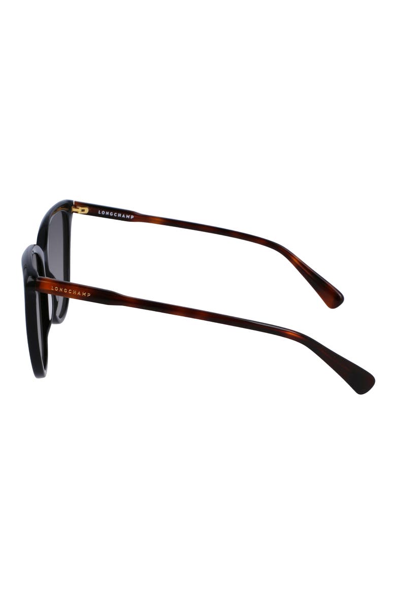 Le Pliage 56mm Gradient Tea Cup Sunglasses, Alternate, color, BLACK