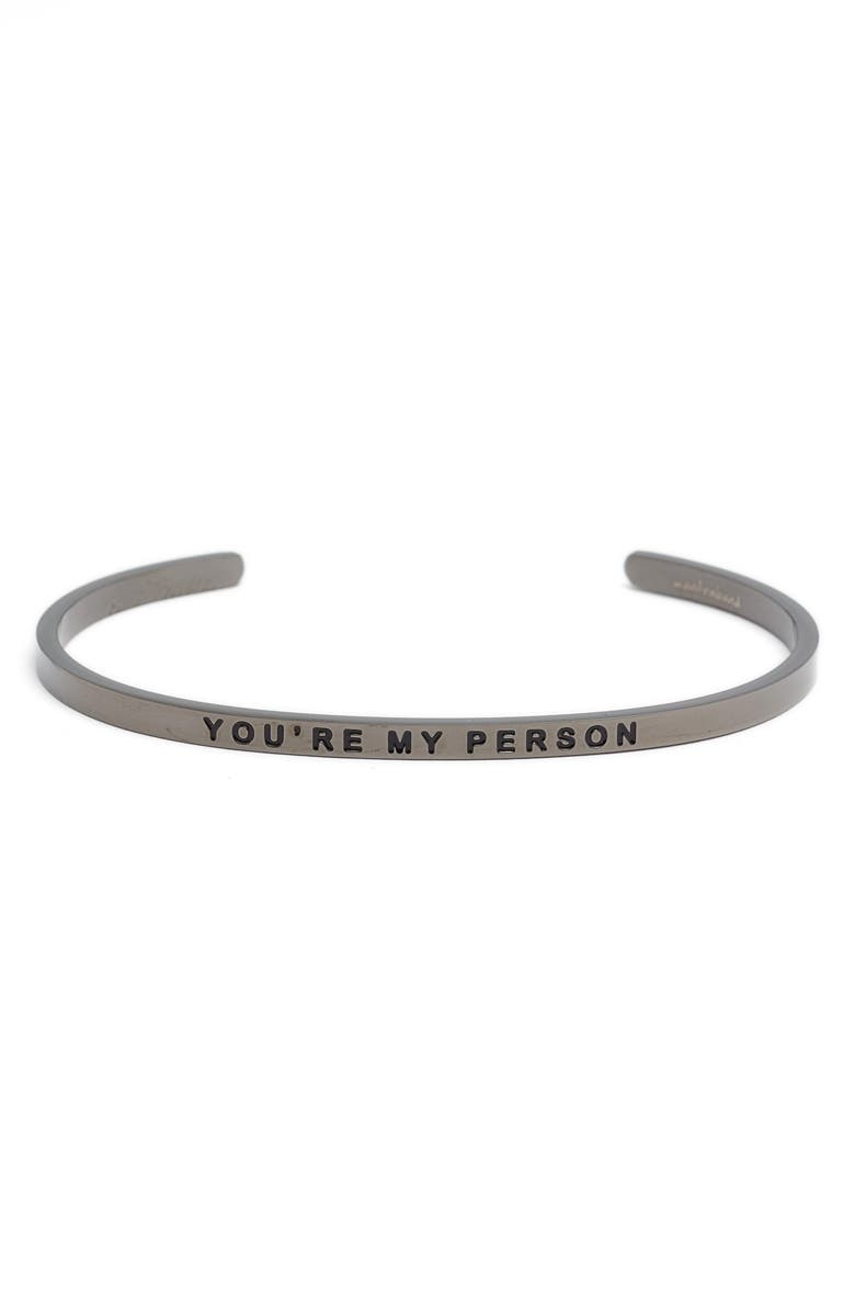 MantraBand<sup>®</sup> MantraBand You're My Person Cuff, Main, color, 
