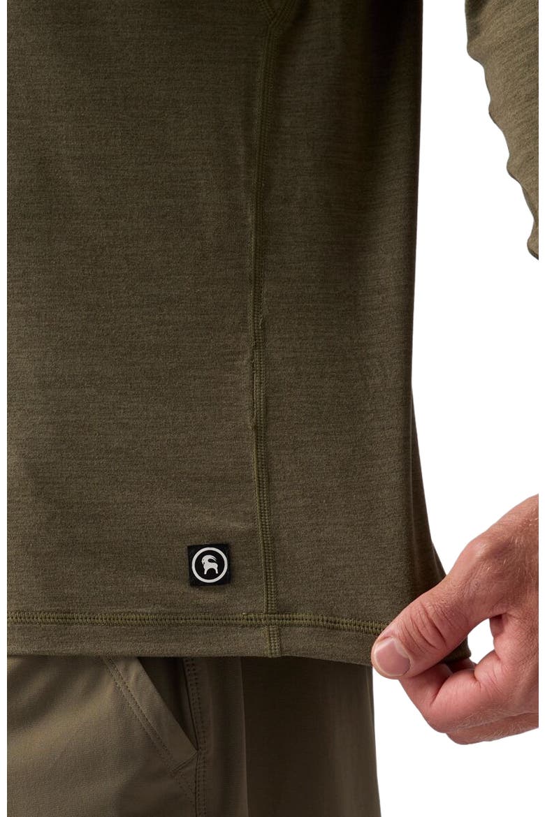 Destination Long-Sleeve Crew Top - Men's, Alternate, color, Kalamata