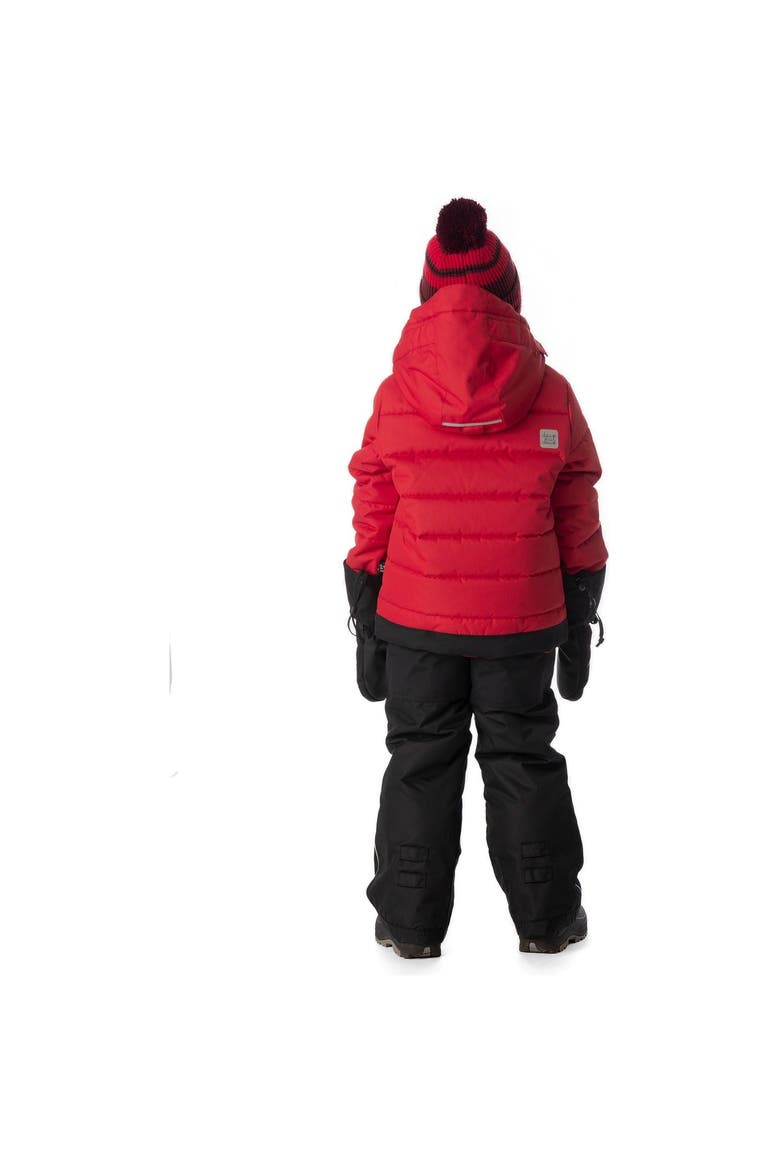 Play Reinforced Jacket & Pants Neckwarmer Two Piece Snowsuit, Alternate, color, Rouge