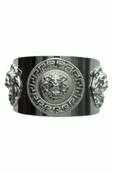OLIVIA WELLES Lion Head Cuff Bracelet