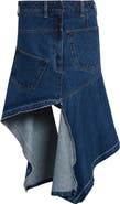 MONSE Twisted Denim Skirt