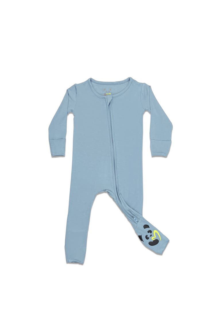 Solid Convertible Footie, Main, color, Oasis Teal
