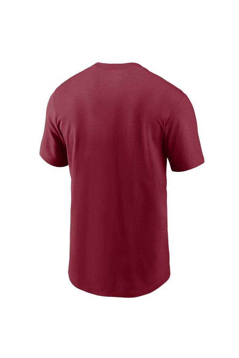 Men's Nike Cardinal Arizona Cardinals Team Wordmark T-Shirt, Alternate, color, Cardinal