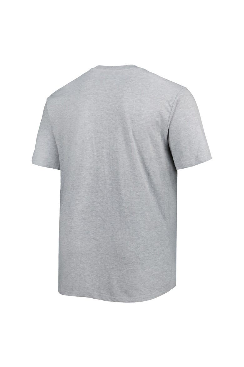 Men's Black Boston Celtics Big & Tall Heart & Soul T-Shirt, Alternate, color, Heather Gray