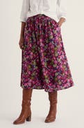 Seasalt Cornwall Mevagissey Organic Cotton Midi Skirt