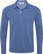 Orlebar Brown Garfield Classic Fit Garment Dye Jersey Polo Shirt
