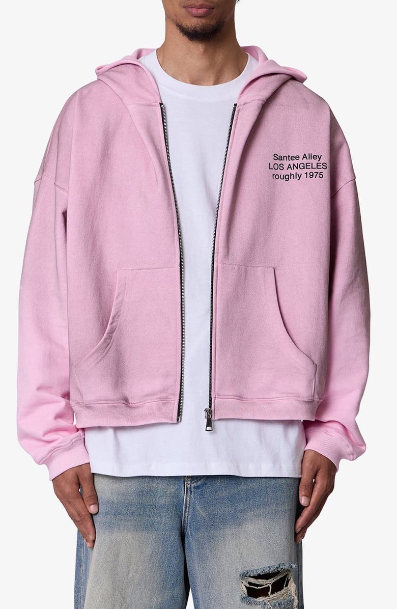 mnml Santee Alley Zip Hoodie, Main, color,