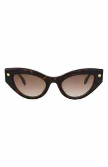 McQueen 52mm Cat Eye Sunglasses