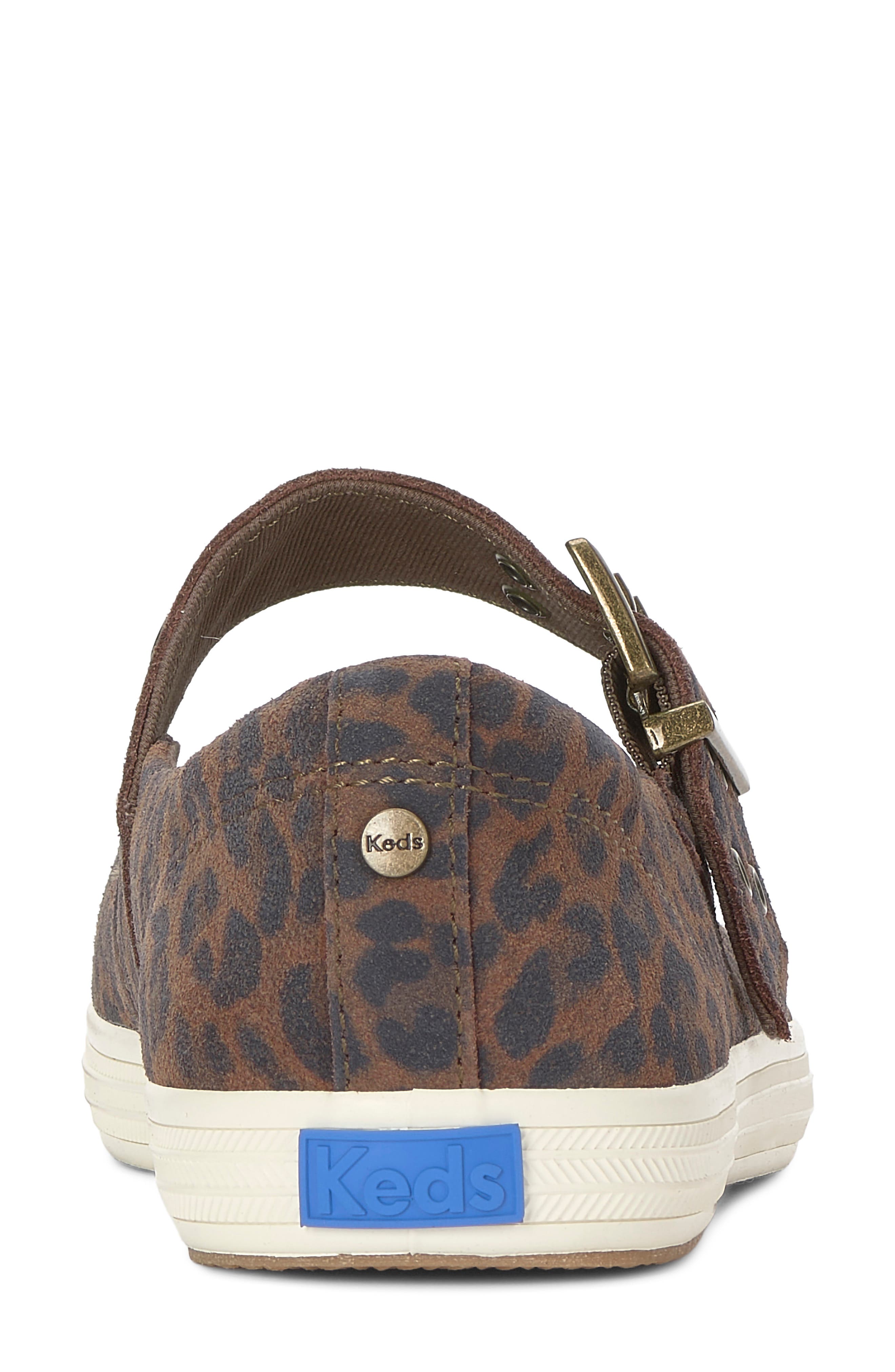 Leather Square Toe Mary Jane Sneaker, Alternate, color, DARK BROWN