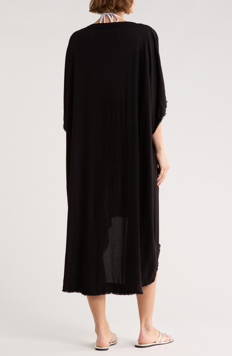 Elan Cover-Up Tunic Dress, Alternate, color, Black