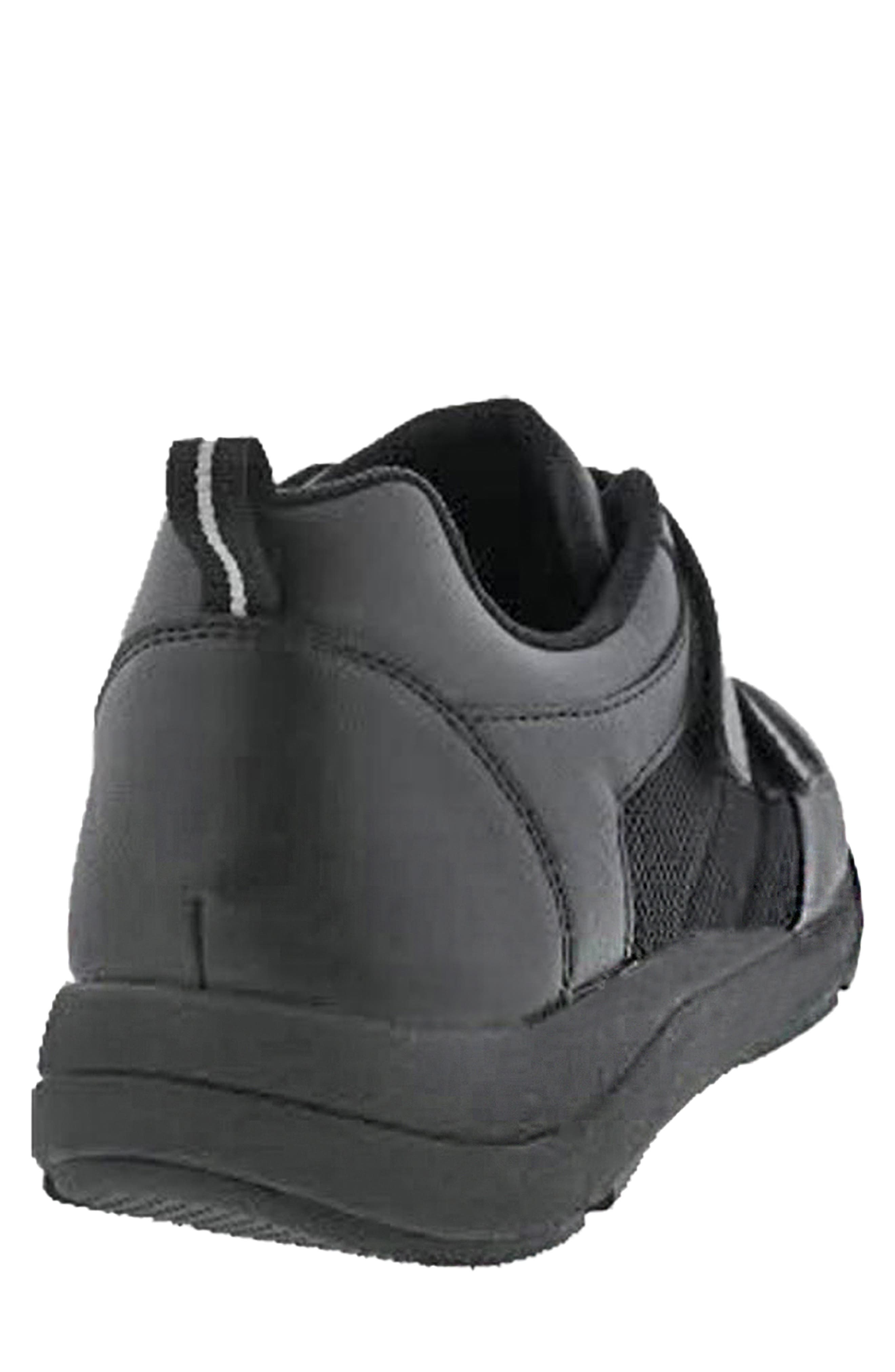 Contest Faux Leather Sneaker, Alternate, color, BLACK COMBO