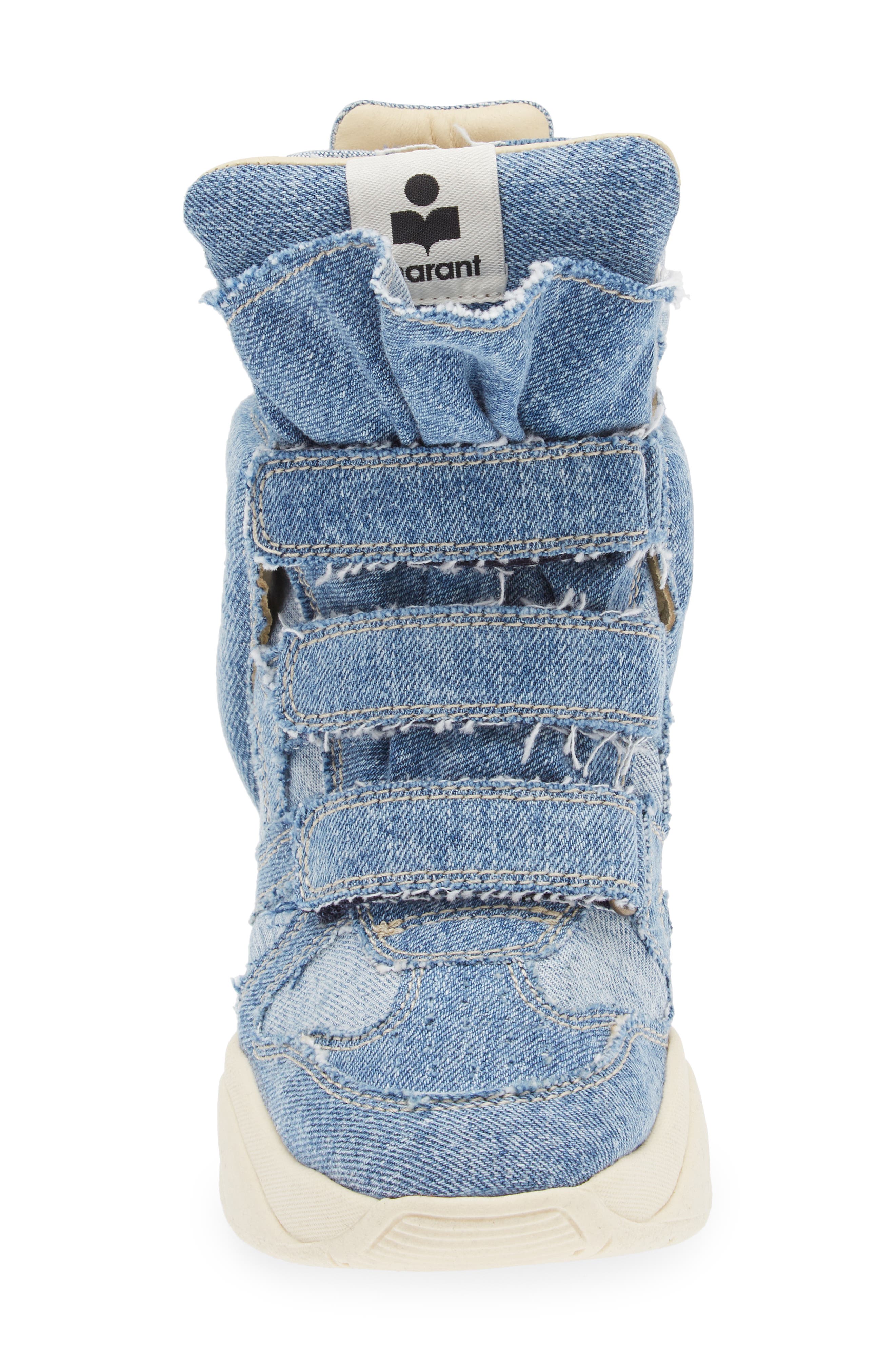 Isabel Marant Balskee Hidden Wedge High Top Sneaker, Alternate, color, 