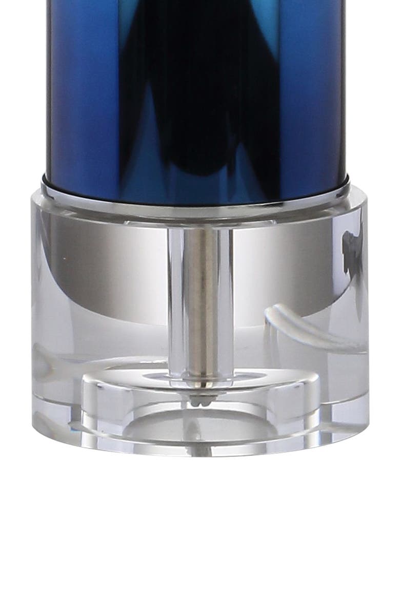 JONATHAN Y Edward 27" Glass /Crystal LED Table Lamp, Alternate, color, Blue