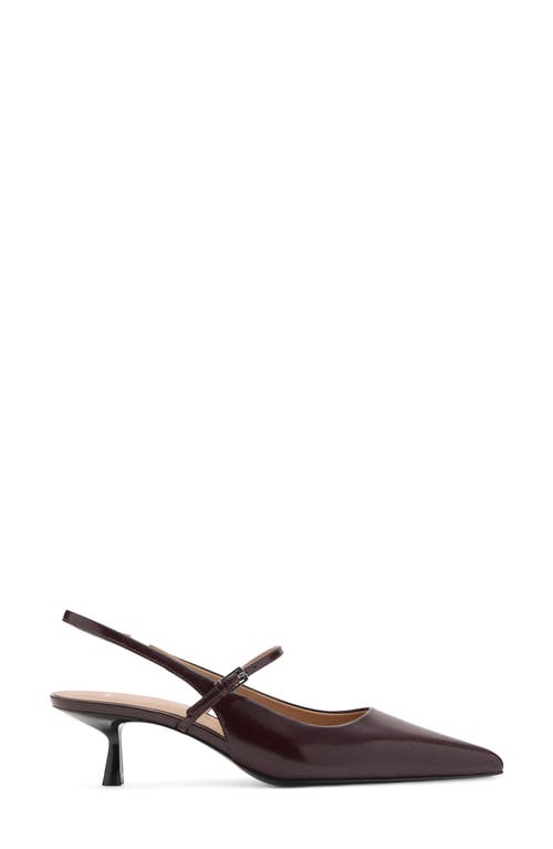 Mango Seth Slingback Pump In Brown
