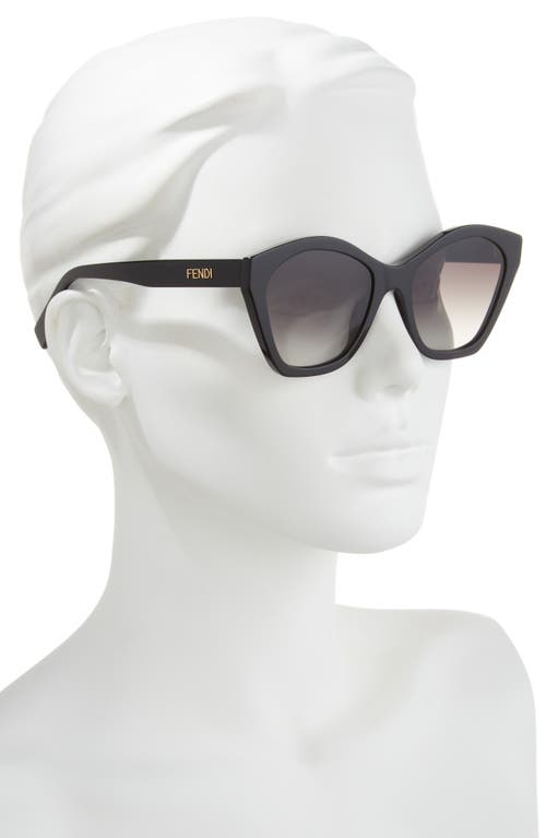 Fendi Lettering 52mm Square Sunglasses In Multi