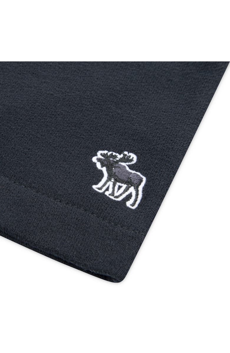 abercrombie kids Kids' Essential Fleece Shorts, Alternate, color, Anthracite