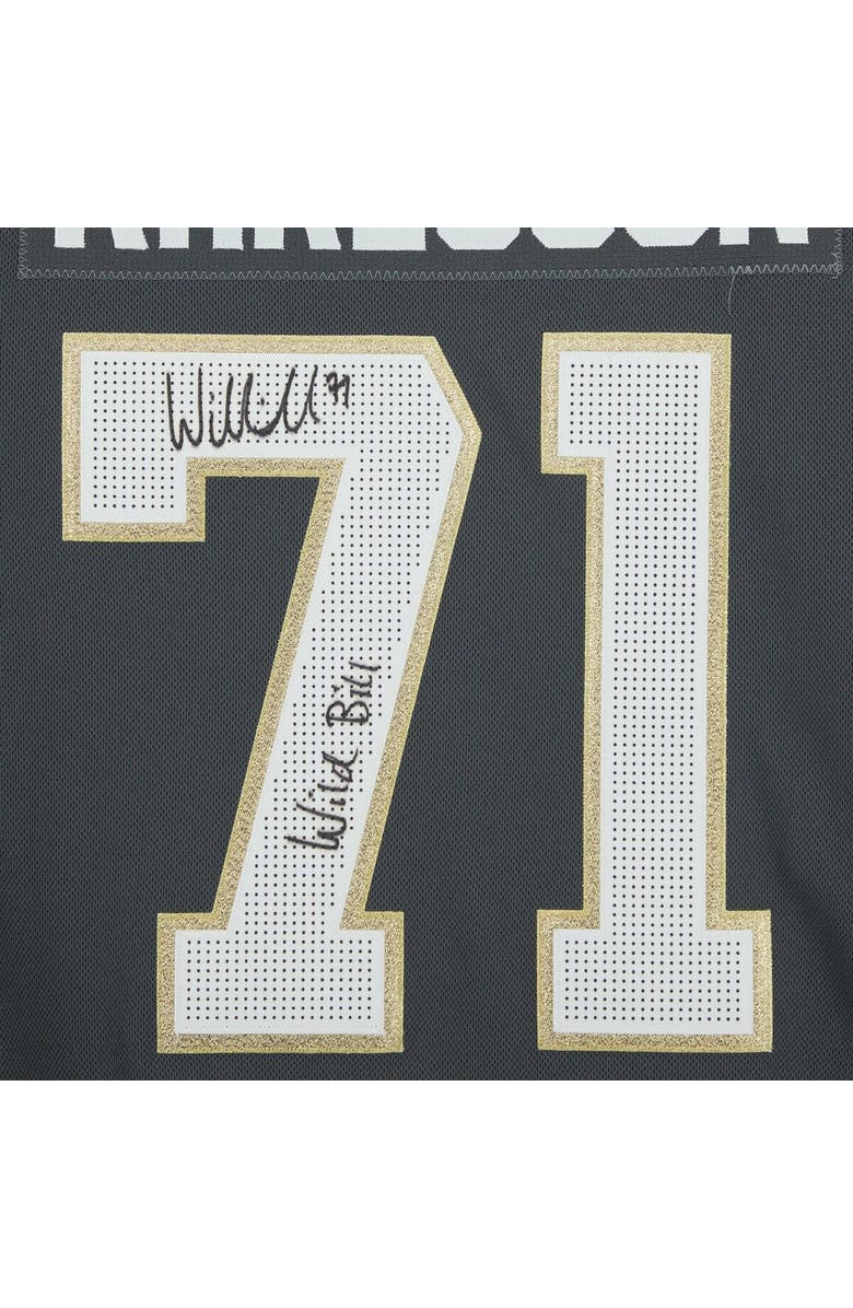 FANATICS AUTHENTIC William Karlsson Vegas Golden Knights Autographed Black Adidas Authentic Jersey with "Wild Bill" Inscription, Alternate, color, 