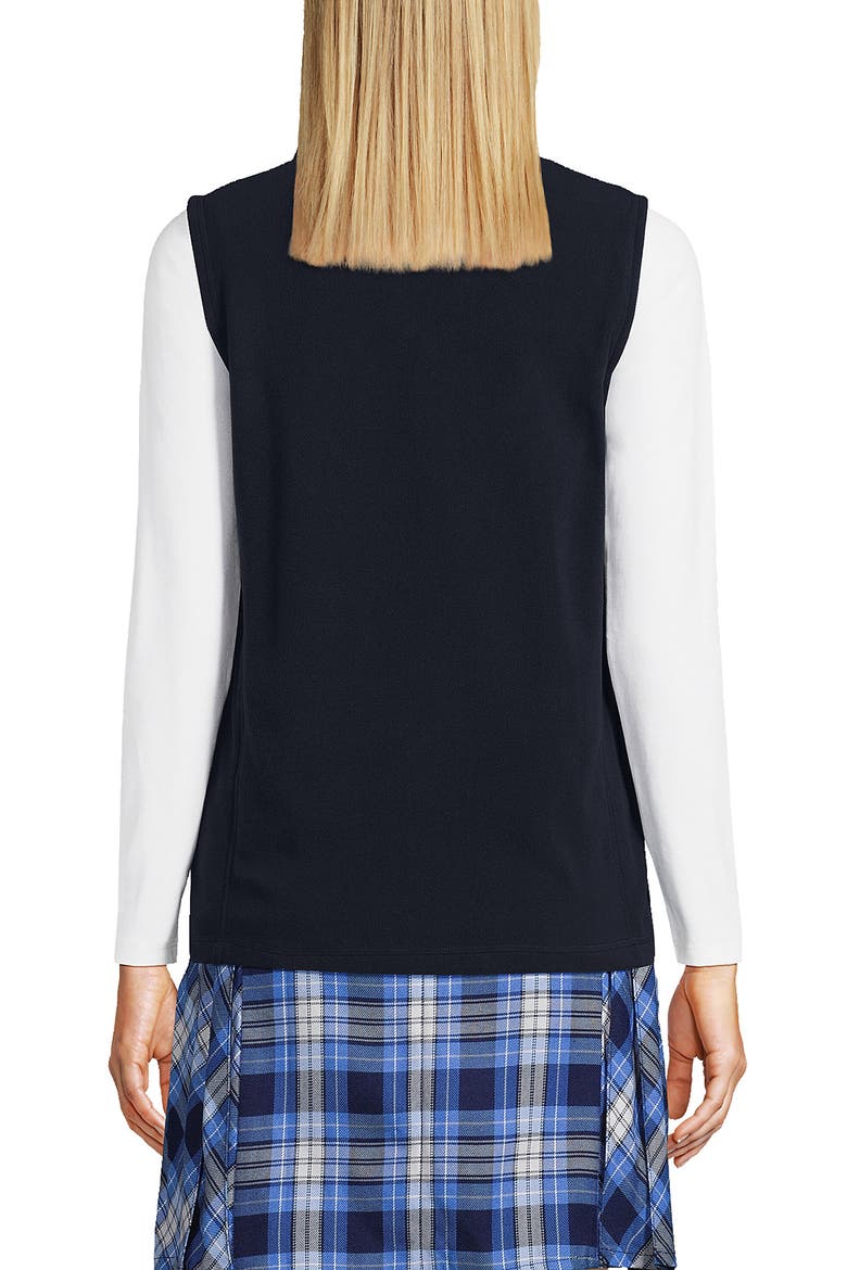 Lightweight Fleece Vest, Alternate, color, Classic Navy