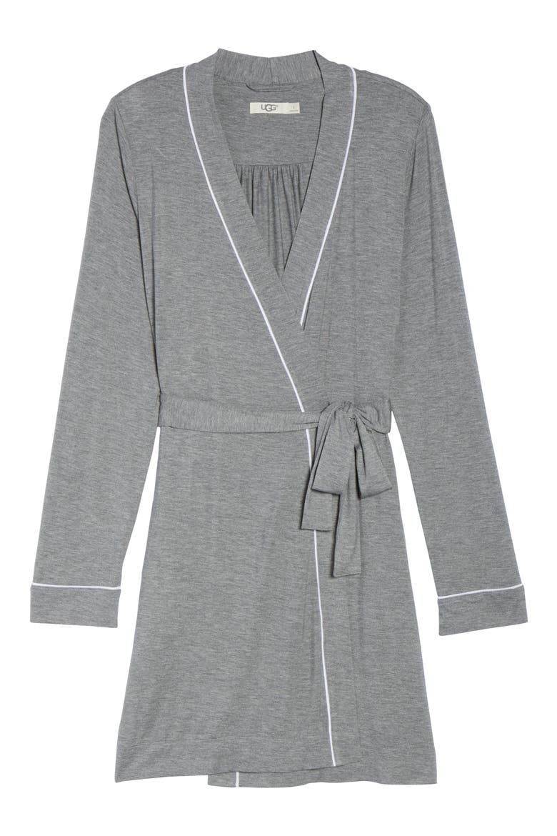 Aldridge Short Robe, Alternate, color, GREY HEATHER