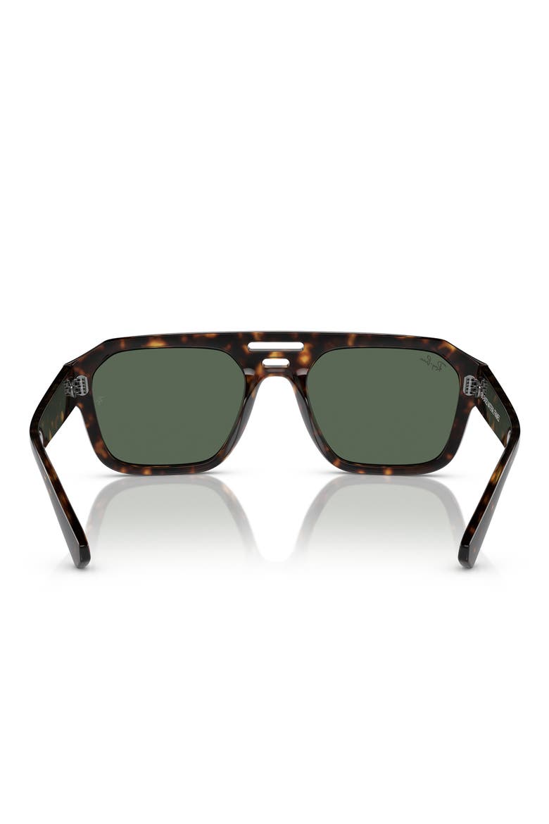 Corrigan Irregular 54mm Rectangular Sunglasses, Alternate, color, HAVANA