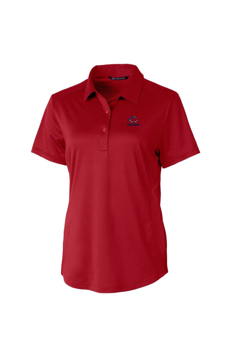 Cutter & Buck Women's Cutter & Buck Cardinal Chicago Bears Americana Prospect Textured Stretch Polo, Alternate, color, 