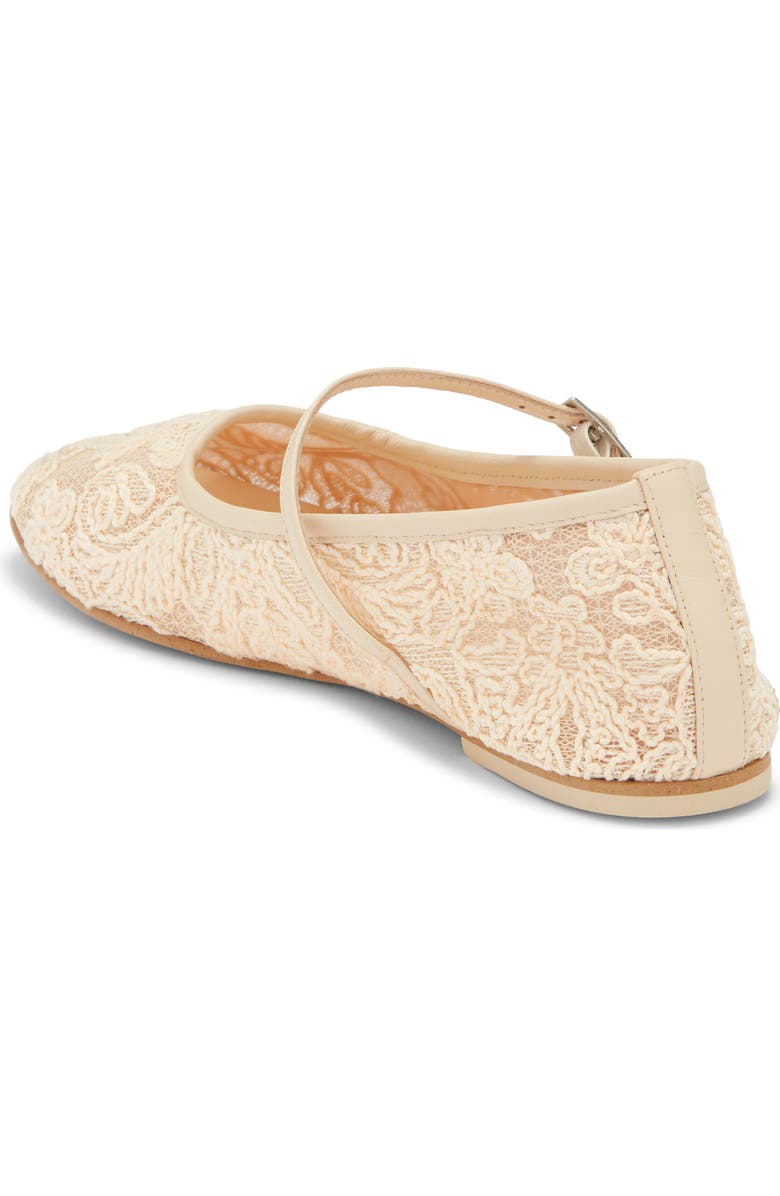 Freda Salvador Laurel Mary Jane, Alternate, color, Vanilla Jacquard Mesh