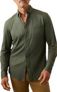 Faherty Coastline Knit Button-Down Shirt