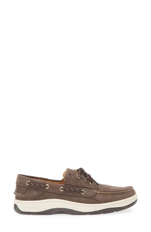 Sperry Top-sider® Sperry Billfish™ 3-eye Boat Shoe In Brown Leather Nubuck