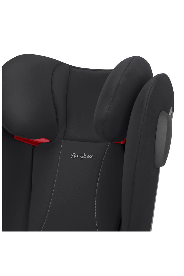 Solution B2-Fix+ Lux Booster Seat, Alternate, color, VOLCANO BLACK