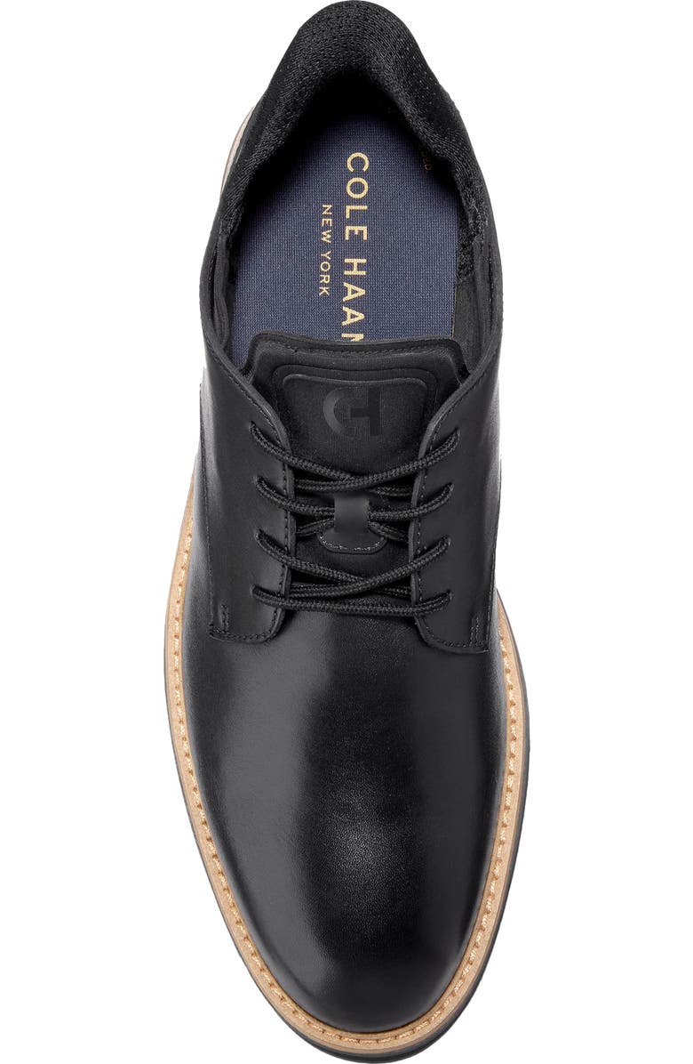 Cole Haan Mansfield Grand Plain Toe Quick-On Oxford, Alternate, color, Black/ Magnet
