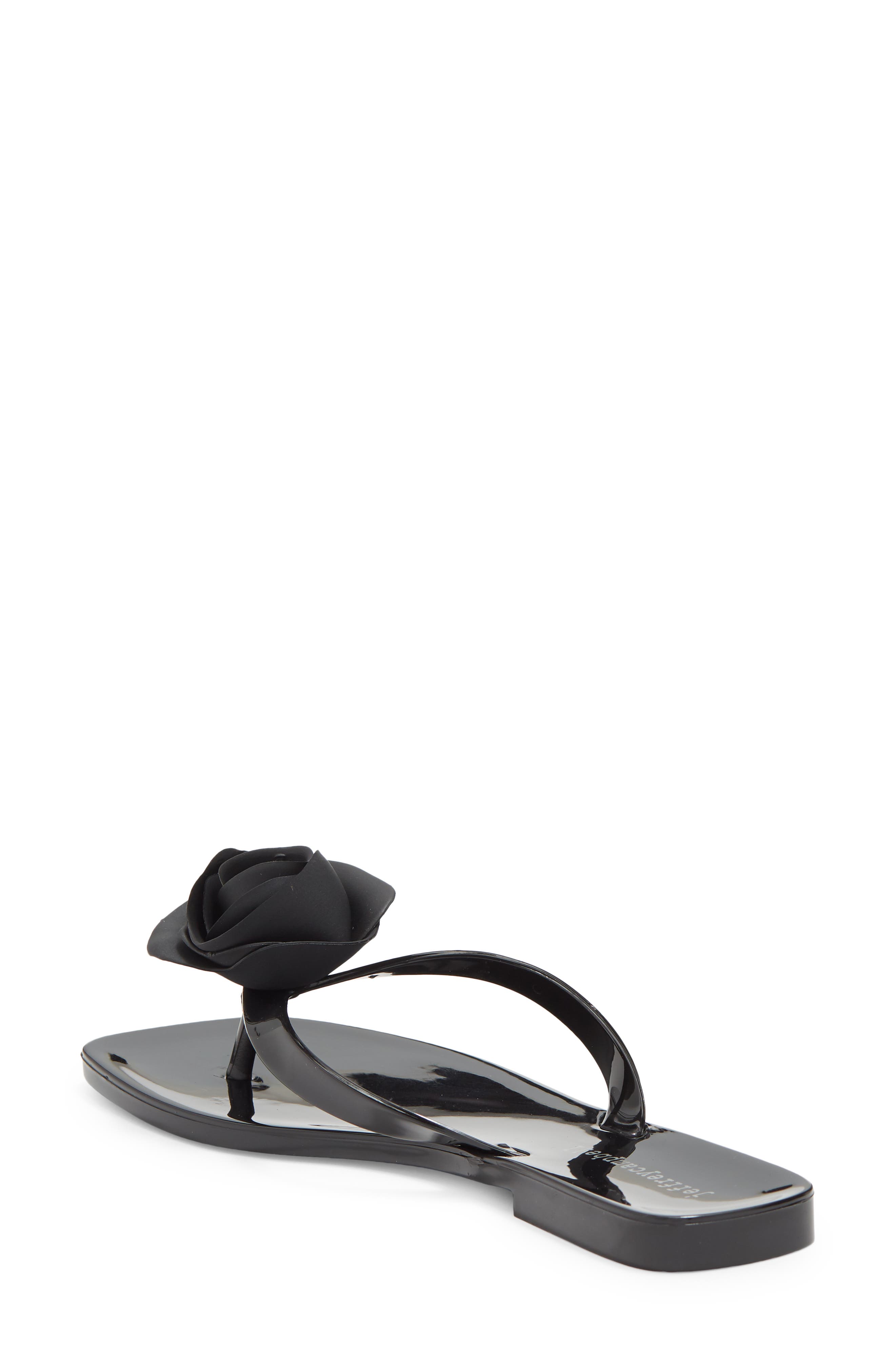 So Sweet Flip Flop, Alternate, color, BLACK SHINY