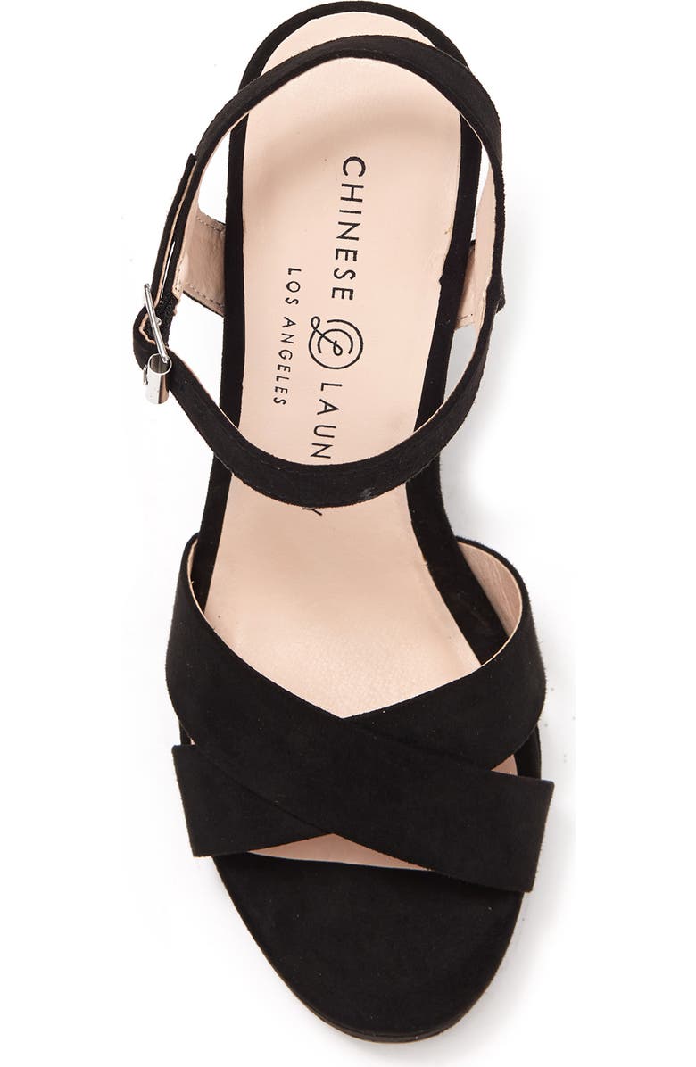 Chinese Laundry Always Ankle Strap Block Heel Platform Sandal, Alternate, color,