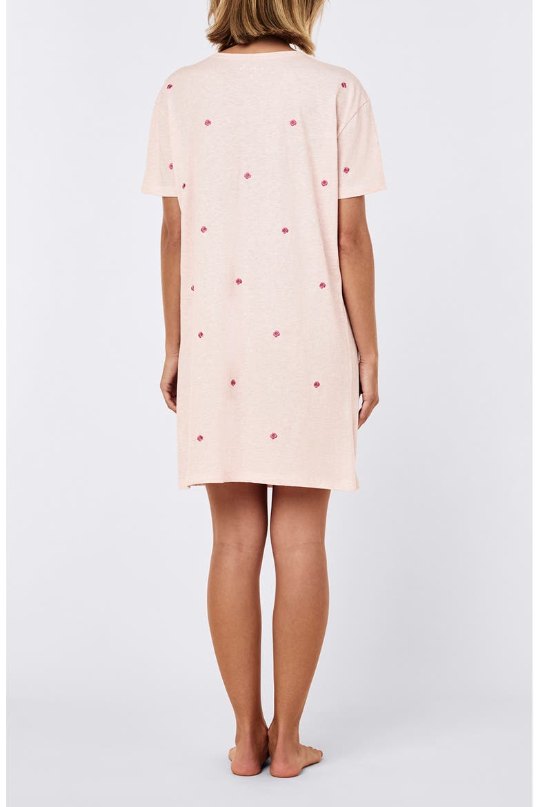 Jada Posy Organic Cotton Nightgown, Alternate, color, PETAL PINK