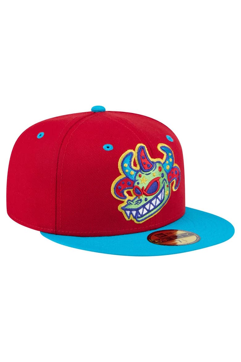 Men's New Era Red Scranton Wilkes-Barre RailRiders Copa de la Diversión 59FIFTY Fitted Hat, Alternate, color, Red