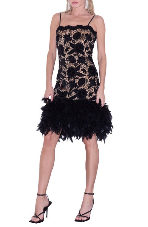 Elkin Lace Sheath Minidress