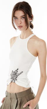 Mother of All Ribbed Sunrose Tank Top