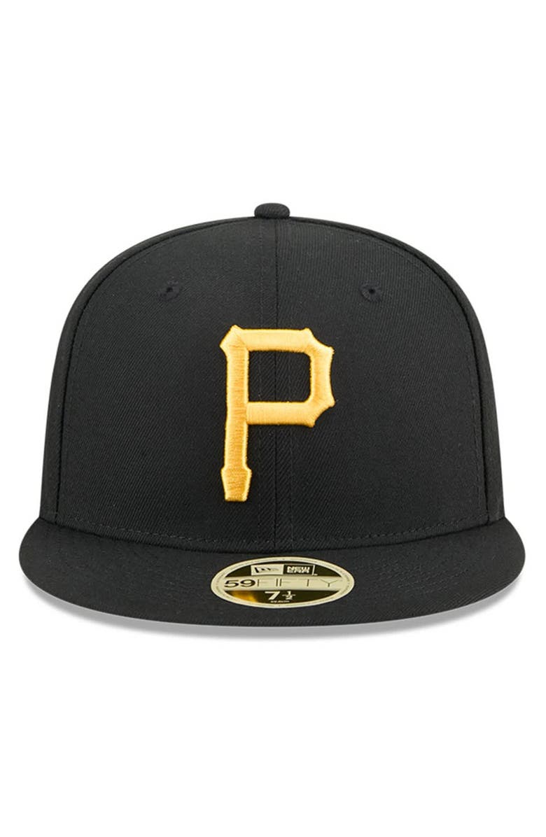 New Era Men's New Era Black Pittsburgh Pirates Baseball Hall of Fame 59FIFTY Fitted Hat, Alternate, color, Black