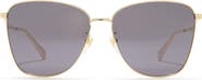 Gucci 60mm Oversized Butterfly Sunglasses