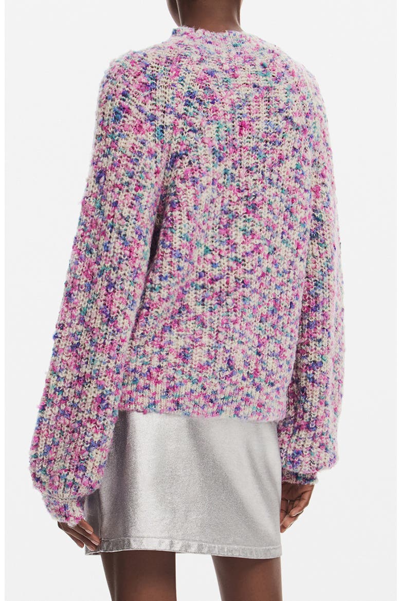 Birmingham Marled Blouson Sweater, Alternate, color, MIX