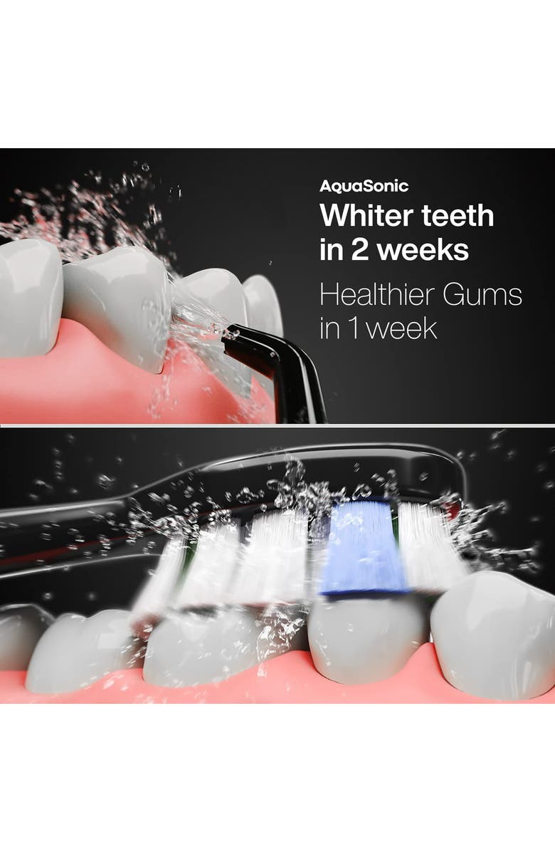 AQUASONIC Home Dental Center PRO - Black Series Pro+Oral Irrigator, Alternate, color, Black