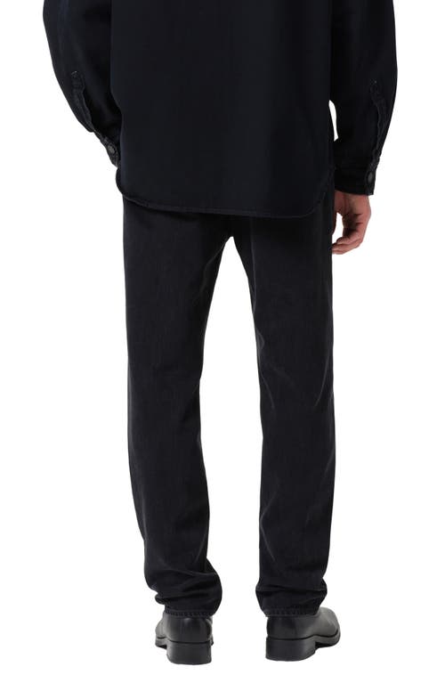 Agolde Waldon Relaxed Fit Straight Leg Jeans In Kember Black In Kember