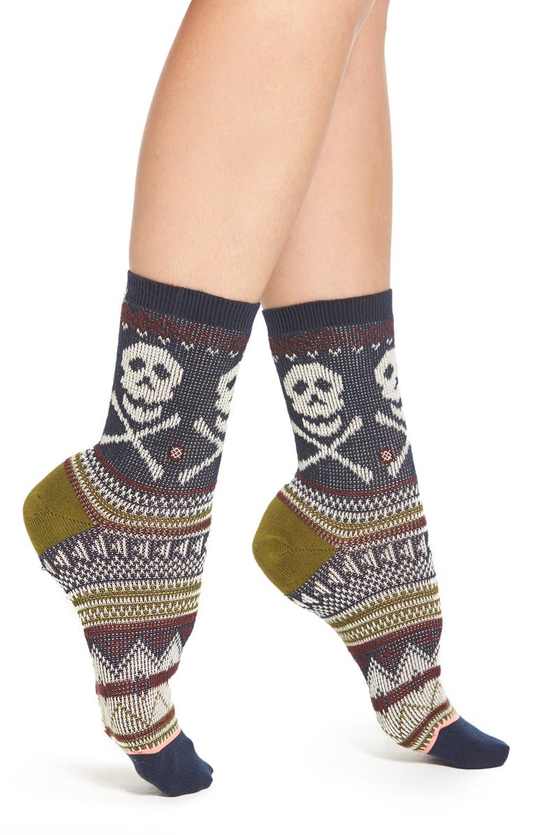 Stance 'Frostbite' Crew Socks, Alternate, color,