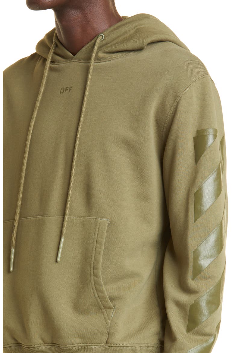 Rubber Arrow Slim Hoodie, Alternate, color, GREEN GREEN