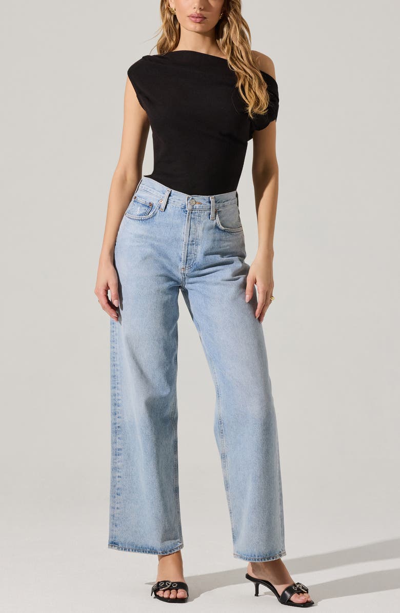 ASTR the Label Off the Shoulder Knit Top, Alternate, color, Black