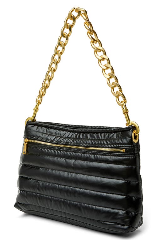 Think Royln Downtown Diva Crossbody Bag In Pearl Black