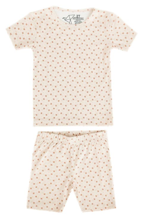 Kids' Hunnie Print Fitted Two-Piece Short Pajamas (Baby & Toddler)