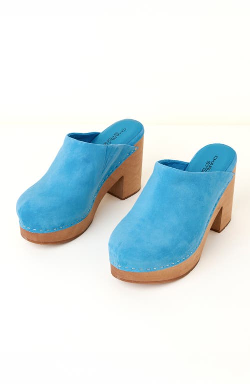 Charlotte Stone Marlo Platform Clog In Blue
