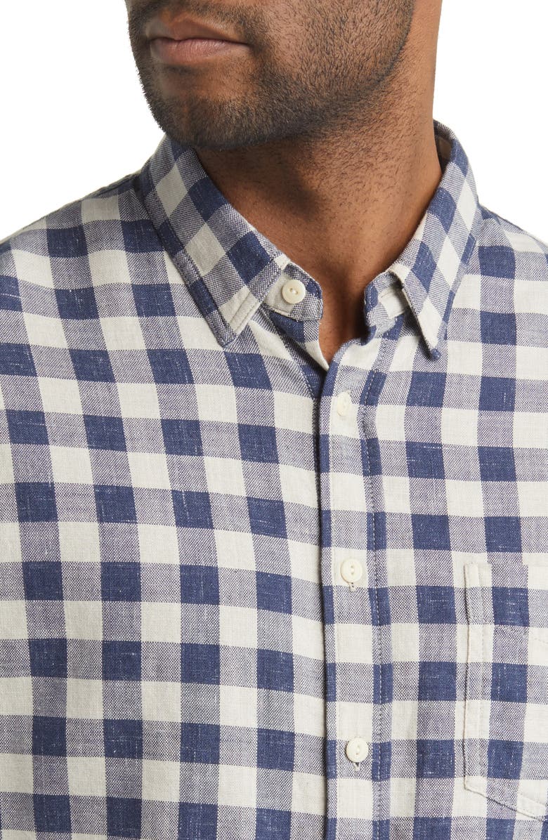Rails Fairfax Gingham Short Sleeve Button-Up Shirt, Alternate, color, 