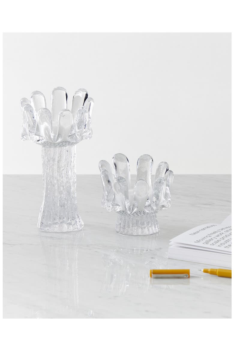 Sunflower Glass Votive Holder, Alternate, color, CLEAR